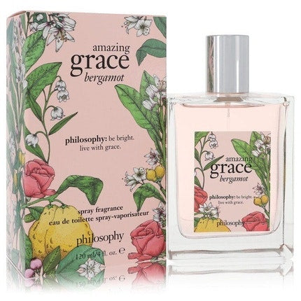 Amazing Grace Bergamot par Philosophy Eau De Toilette Spray 4oz, 1oz équivaut à 30ml 120ml pour femme Philosophy