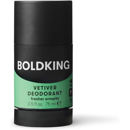 Boldking Deodorant for Men Vetiver 75ml - Men's Deo for All Skin Types Boldking