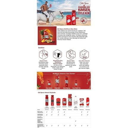 Old Spice Wolfthorn Deodrant Stick Without Aluminum for Men 50ml