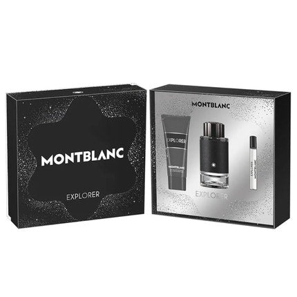 Montblanc Explorer Gift Box Pour Homme Parfum  Eau de parfum  100ml Travel Scent 7.5ml Shower Gel 100ml Montblanc