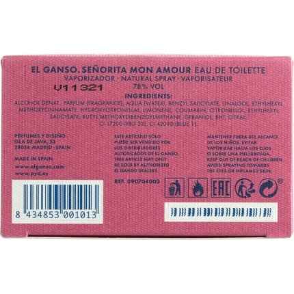 El Ganso El Ganso Seorita Mon Amour Eau de Toilette (EDT) Mixte 125ml