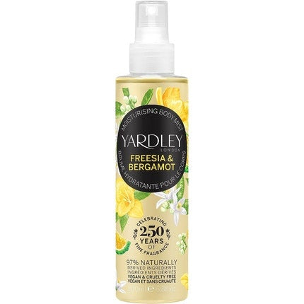 Yardley Freesia And Bergamot Body Mist 200ml For Women