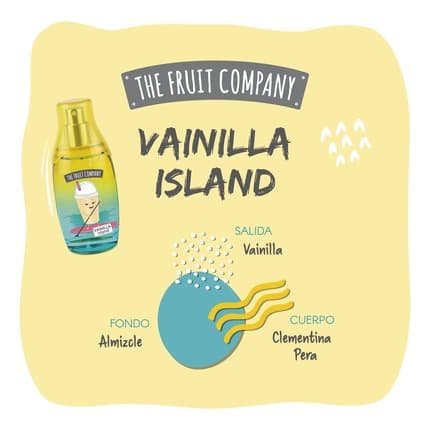 The Fruit Company VAINILLA ISLAND - Summer Edition from Spain - Floral, Sandalwood Eau de Toilette (EDT) Femme 40ml