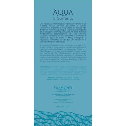 Acqua Di Sorrento Aqua Di Sorrento Posillipo For Unisex Eau de Parfum (EDP) Mixte 1005ml