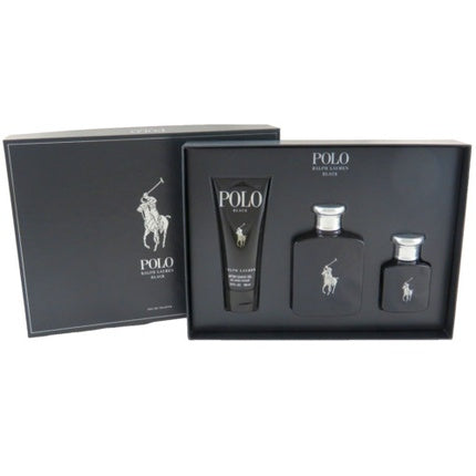 Ralph Lauren Polo Black and After Shave Gel Eau de Toilette 125ml Unisexe