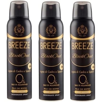 Italian Gourmet Breeze Deodorant Black Oud Déodorant (Déo) Mixte 150ml