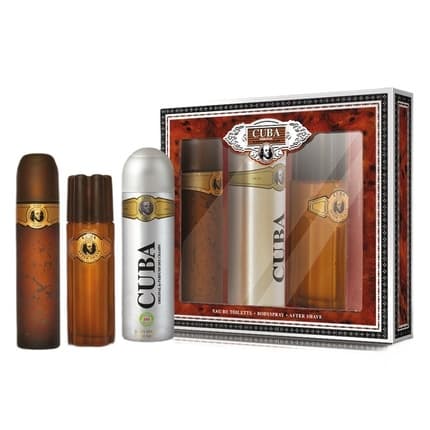 Cuba Gold Gift Set - , Deodorant , After Shave Fragrance (Fragrance) Mixte 100ml