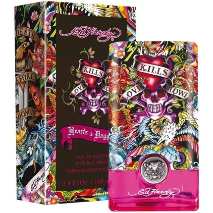 Christian Audigier Ed Hardy Hearts Daggers pour femme  3.4 oz, 1oz équivaut à 30ml Eau de parfum  Spray Dior