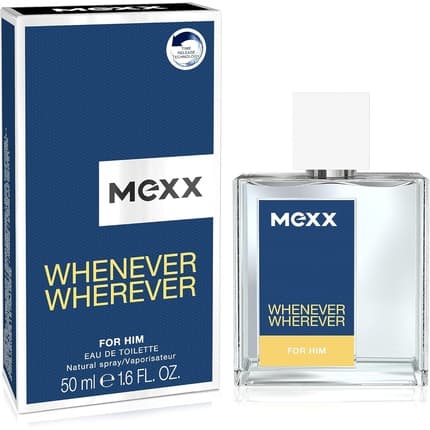 Mexx Wherever Man Eau de Toilette 50ml pour homme