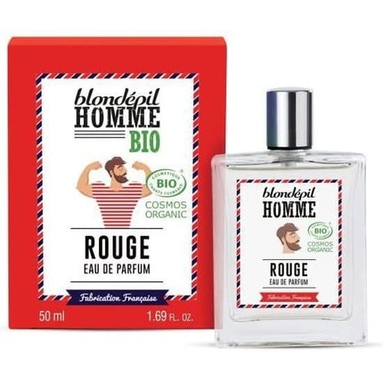 BLONDEPIL HOMME Eau de Parfum Rouge Certified Organic Cosmos 50ml Blondepil Homme