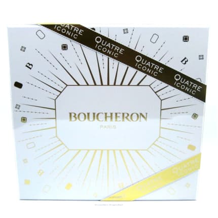 Boucheron Quatre Iconic 100ml - Eau de Parfum + 100ml Body Lotion + 100ml Shower Gel