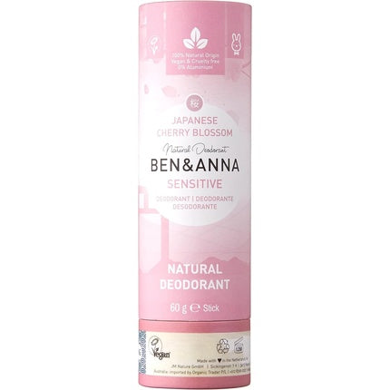 Ben&Anna Sensitive Papertube Deo Japanese Cherry Blossom 60g Ben&Anna