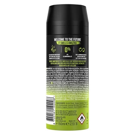 Axe Bodyspray Epic Fresh Deodorant without Aluminum 48 Hours Protection against Body Odor Déodorant (Déo) Mixte