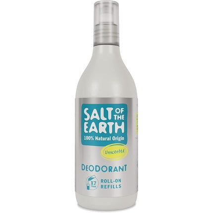 Unscented Roll-On Refill Deodorant Salt Of The Earth