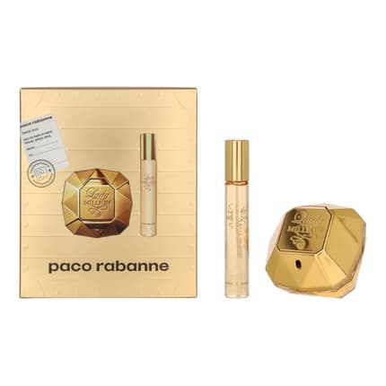 Paco Rabanne Lady Million Eau De Perfume Set With Travel Coffret (Coffret) Mixte 80ml