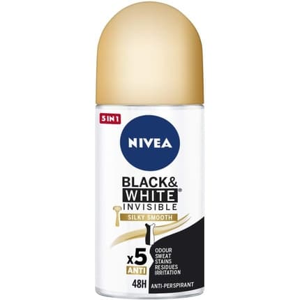 Nivea Black & White Invisible Silky Smooth Deodorant 50ml