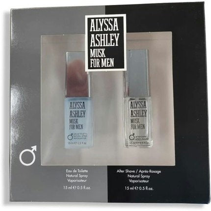 Alyssa After Shaveley Musk Men 15ml Eau de toilette  + After Shave 15ml - Pack of 2 Alyssa Ashley