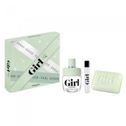 Rochas Girl Gift Set - Includes 60 Ml , 75 Ml Miniature, And 75 G Solid Soap Eau de Toilette Unisexe