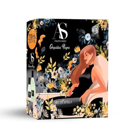 Instituto Español Aire De Sevilla Orquidea Negra + Coffret (Coffret) Mixte 75ml