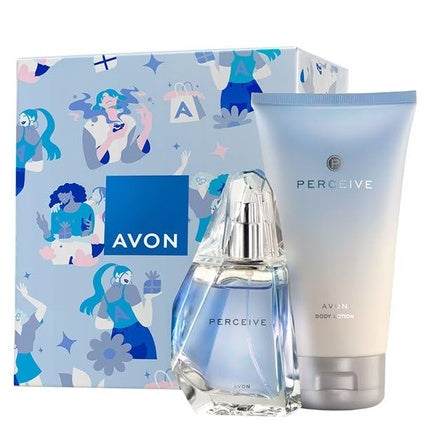 Avon Perceive Gift Set for Her Perfume Spray & Body Lotion Oriental Avon