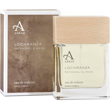 Arran Sense of Scotland Lochranza Eau de Toilette Spray for Men 100ml Earthy Enigmatic Rich Intricate with Woody Patchouli Anise Vetiver Enhanced with Bright Lemon Grapefruit