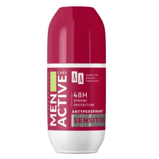 AA Men Active Care Antiperspirant Roll-On Sensitive 50ml Aa