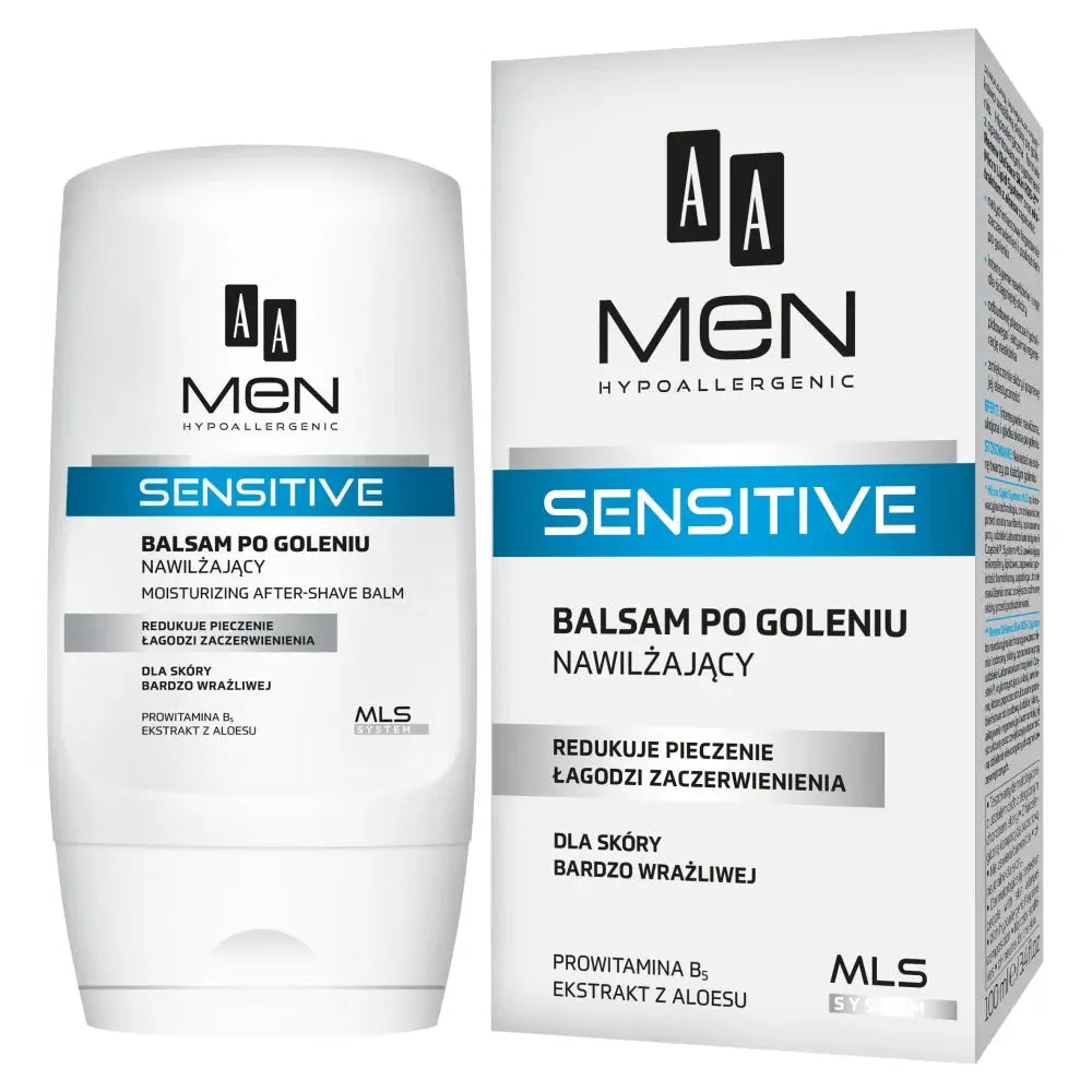AA Men Hypoallergenic Sensitive After Shave Moisturizing Balm with Provitamin B5 100ml Oceanic Aa