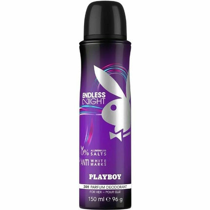 Playboy Endless Night Coty Perfumed Deodorant Spray 5.0 oz 150ml Playboy