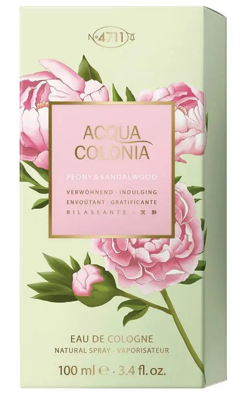 4711 Acqua Colonia Peony & Sandalwood Eau De Cologne - Pampering Wellness