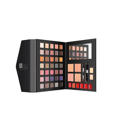 Deborah Milano Women's Makeup Book Volume Gift Set - Eyeshadow Palette, Gloss, Lipsticks, Face Powder in Various Finishes and Colors from FSC Paper