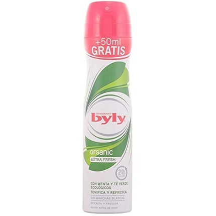 BYLY Organic Extra Fresh Deodorant Spray 0.2L Byly