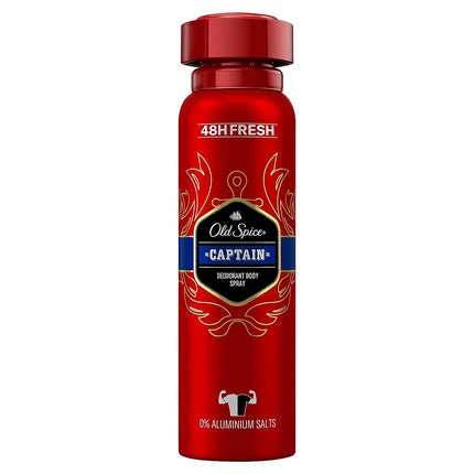 Old Spice Night Panther Deodorant Body Spray for Men 48h Freshness 0% Aluminum Salts No White Residue and Yellow Stains 150ml Old Spice