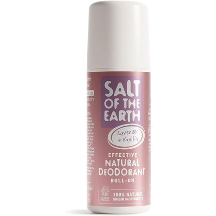 Salt of the Earth Natural Deodorant Roll On Lavender & Vanilla 75ml Salt Of The Earth