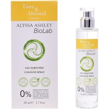 Alyssa Ashley Biolab Tiare & Almond Eau Parfumee Spray 50ml Alyssa Ashley