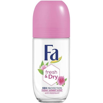 Fa Fresh & Dry Antiperspirant Peony Sorbet Roll-On 50ml FA