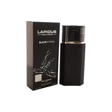 Ted Lapidus Lapidus Pour Homme Black Extreme 3.4 Ounce Eau de Toilette for Men