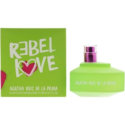 Agatha Ruiz De La Prada Rebel Love Eau De Toilette 80ml Maison des fragrances