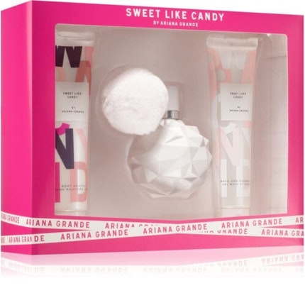 Ariana Grande Sweet Like Candy Eau de parfum  100ml Body Souffle and Shower Gel Set Body Candy