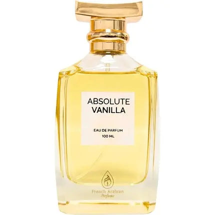 Absolute Vanilla Perfume 100ml Unisex Amber Vanilla Perfume for Women and Men Woody Sweet Warm Vanilla Scent French Arabian Perfumes