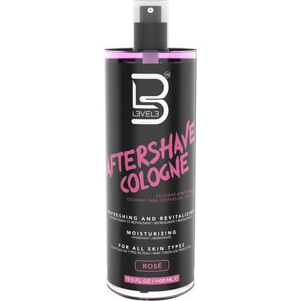 L3 Level 3 After Shave Cologne Softens Skin Refreshes and Relieves Face and Skin Moisturizing Formula L3 Level Three After Shaving Fragrances Rose Fragrance (Fragrance) Homme