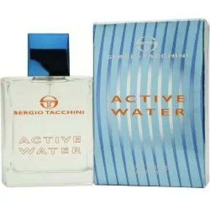 Active Water by Sergio Tacchini for Men Eau De Toilette Spray 3.4 oz Sergio Tacchini