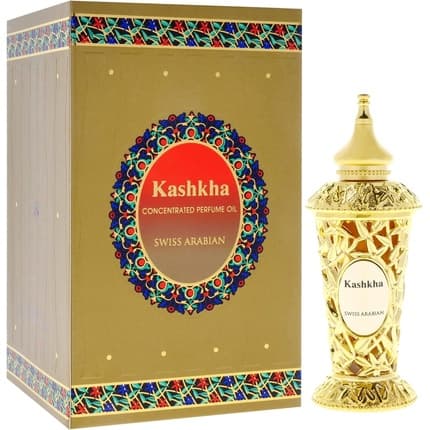Swiss Arabian Kashkha CPO Unisex Majestic Blend of Oriental Fruity Amber Eau de Parfum (EDP) Mixte