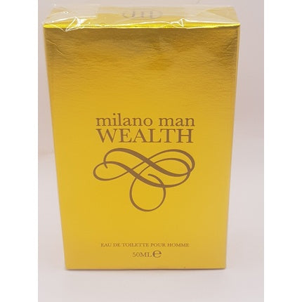 Milano Man Wealth Eau de Toilette for Men 50ml B55 Milano