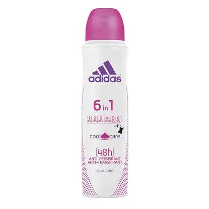 Adidas Cool & Care 6 In 1 150ml Spray Deodorant for Women adidas