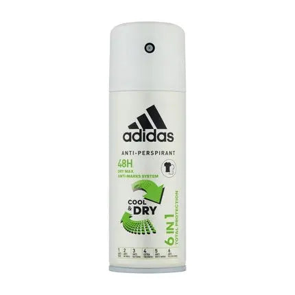 Adidas Cooldry 48H 6in1 Deodorant Spray 150ml adidas