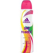 Adidas Get Ready! Antiperspirant Deodorant Spray with Sporty Feminine Fragrance 150ml adidas