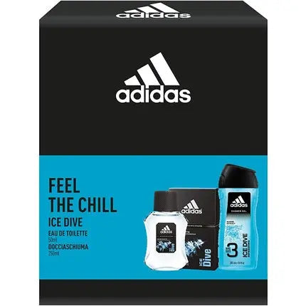 Adidas Ice Dive Men's Eau de Toilette 50ml and 3-in-1 Shower Gel 250ml adidas