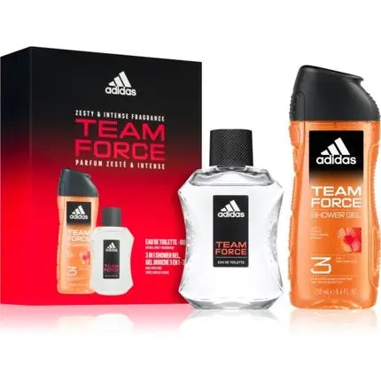 Adidas Team Force Eau de toilette  100 ml & SG 250 ml Men's Fragrances adidas