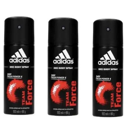 Adidas Team Force Energetic and Woody Men's Deodorant Spray 48H 150ml adidas