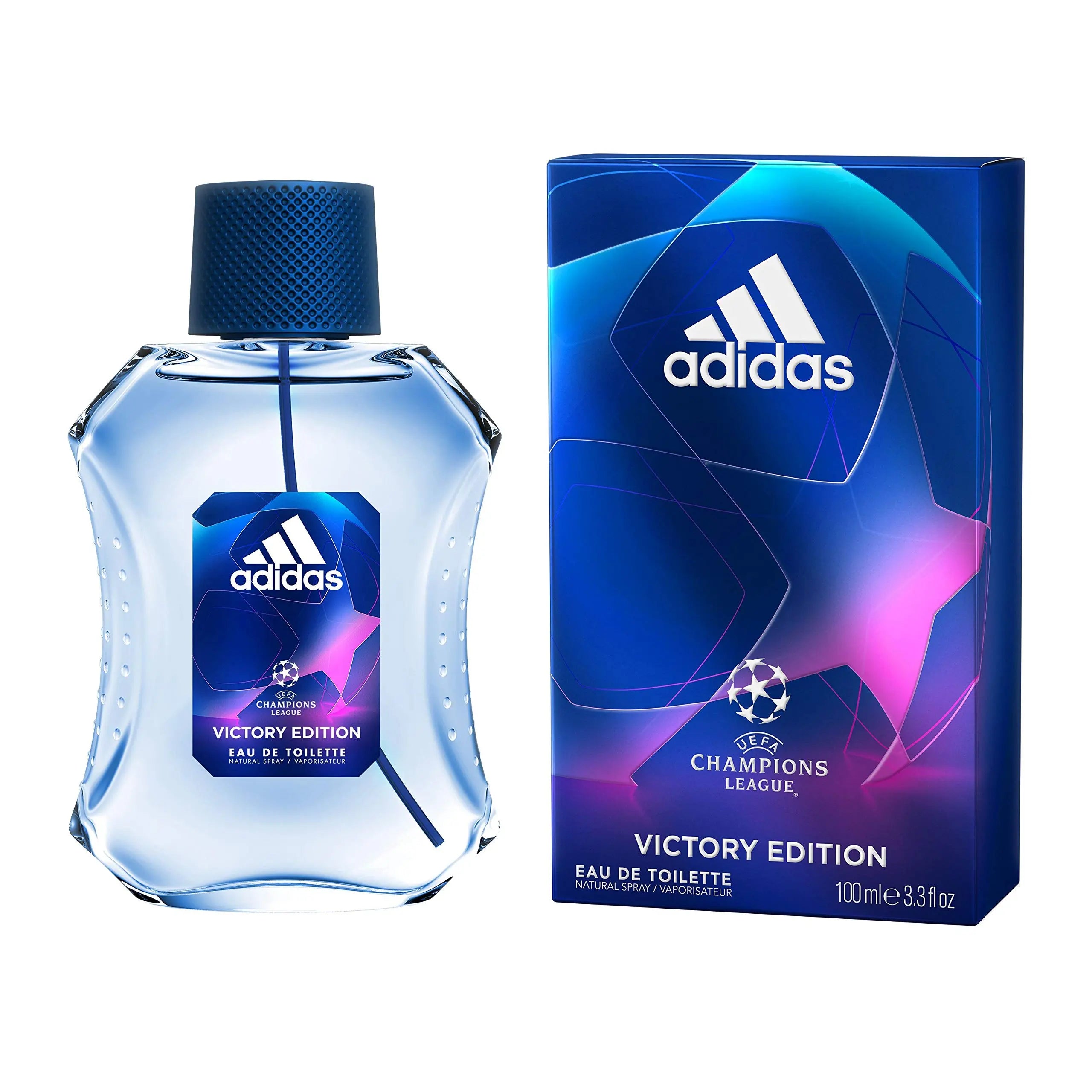 Adidas UEFA Champions League Men 3.4 oz, 1oz équivaut à 30ml Eau de toilette  Spray Victory Edition adidas